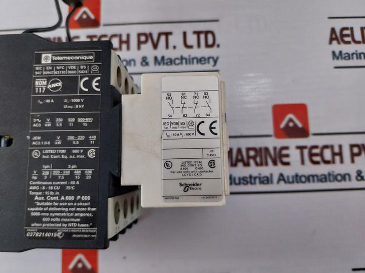 Schneider Electric Ladn22/ Lc1D25004 Auxiliary Contact Block With Contactor