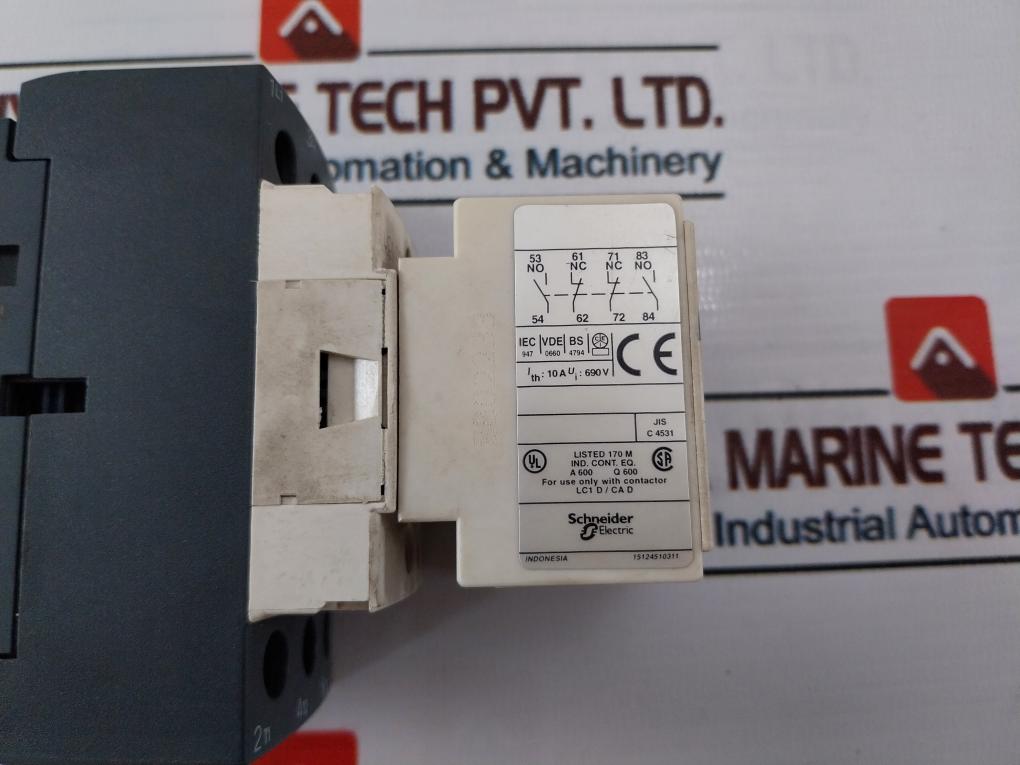 Schneider Electric Ladn22/ Lc1 D38 Auxiliary Contact Block With Contactor