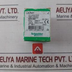 Schneider Electric Ladn31 Auxiliary Contact Block 10A