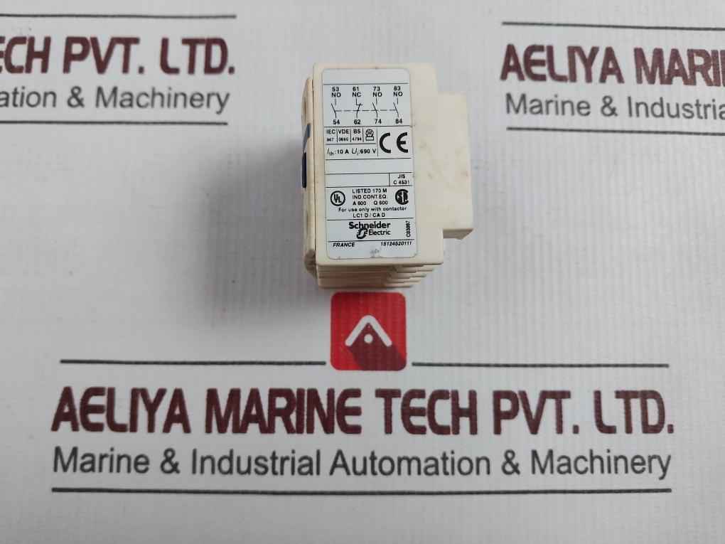 Schneider Electric Ladn31 Auxiliary Contact Block 15124520111