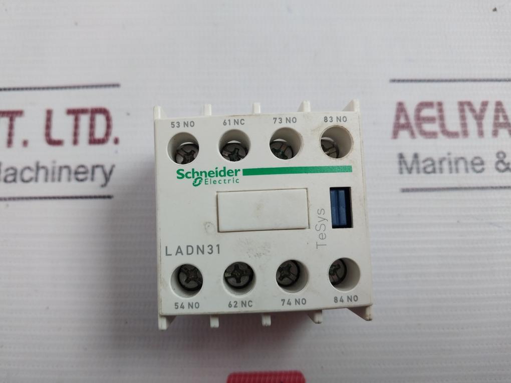 Schneider Electric Ladn31 Auxiliary Contact Block 690V 10A A600 Q600