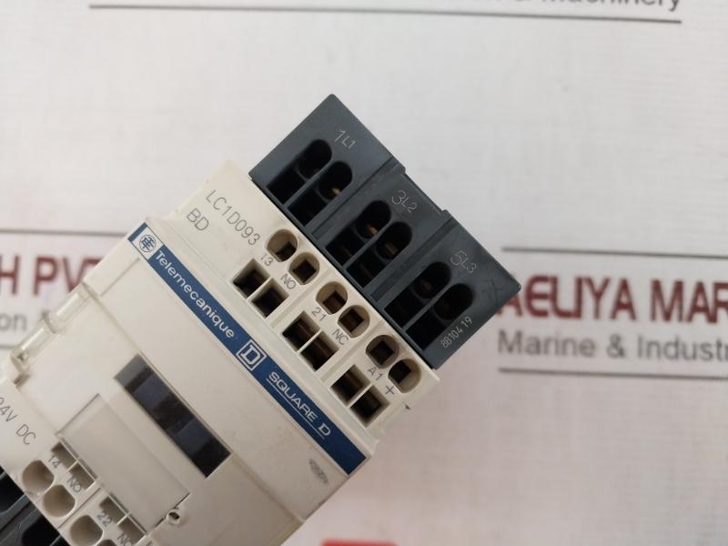 Schneider Electric Lc1D093Bd Contactor 24V Dc 690V 6Kv 12A Cont Current 75C