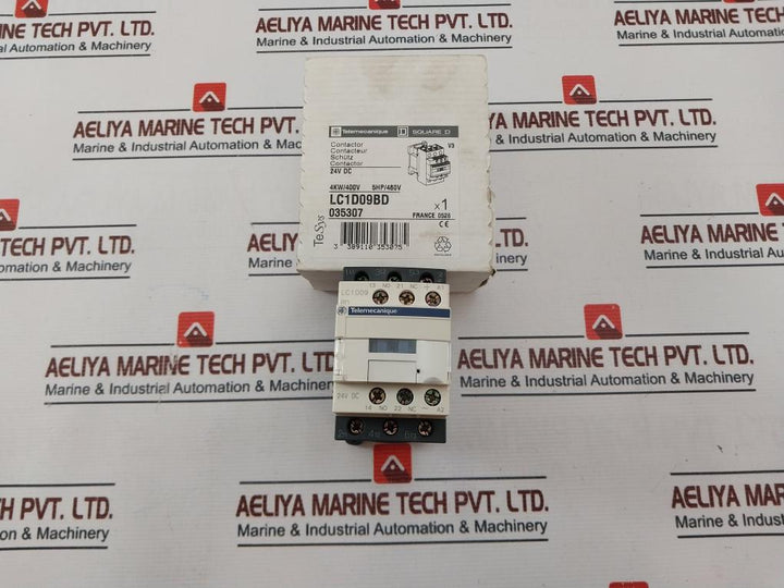 Schneider Electric Lc1D09Bd Contactor 25A 4Kw/400V 5Hp/480V