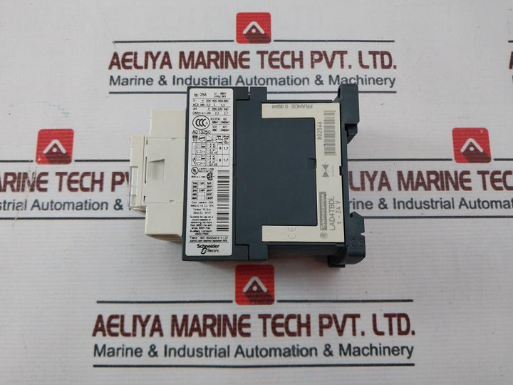 Schneider Electric Lc1D09Bd Contactor 25A 4Kw/400V 5Hp/480V