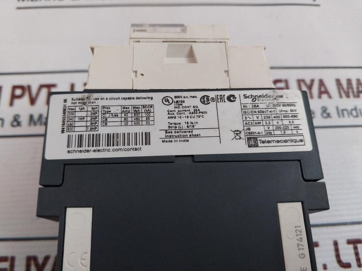 Schneider Electric Lc1D09 Contactor 690V 50/60Hz