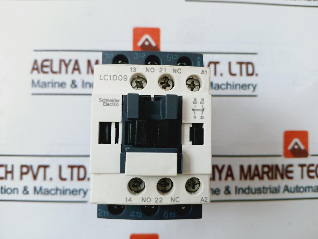 Schneider Electric Lc1D09P7 Contactor 4Kw/400V 5Hp/480V
