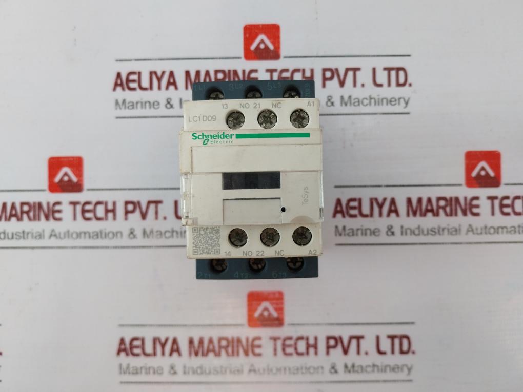 Schneider Electric Lc1D09 Tesys Contactor 25A 690V 50/60Hz 6Kv 3 Poles