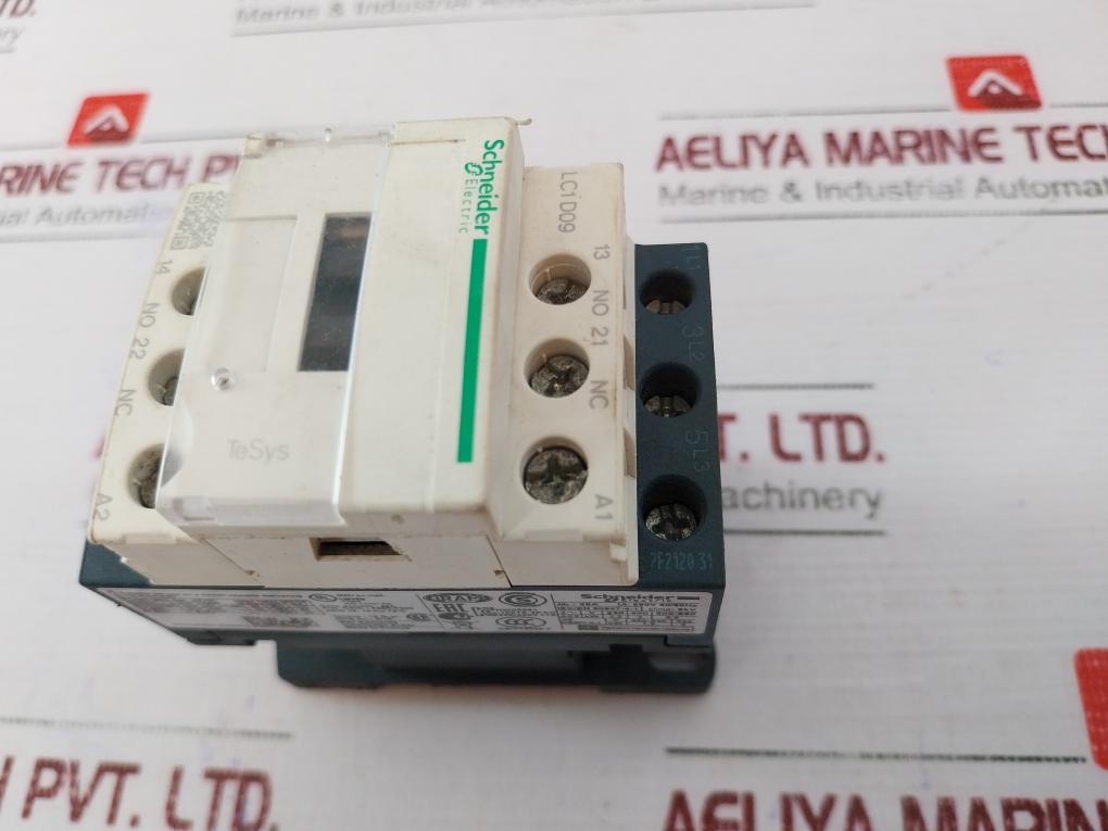 Schneider Electric Lc1D09 Tesys Contactor 25A 690V 50/60Hz 6Kv 3 Poles