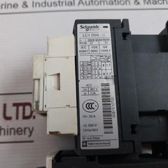 Schneider Electric Lc1D09 Tesys D Contactor With Overload Relay Lrd 06 25A 690V