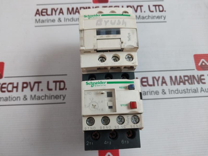 Schneider Electric Lc1D09 Tesys D Contactor With Overload Relay Lrd 06 25A 690V