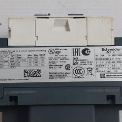 Schneider Electric Lc1D123 Tesys D Contactor 20A 50/60Hz