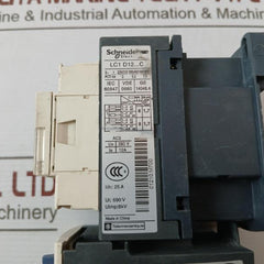 Schneider Electric Lc1D12 Thermal Overload Relay W/ Tesys D Contactor