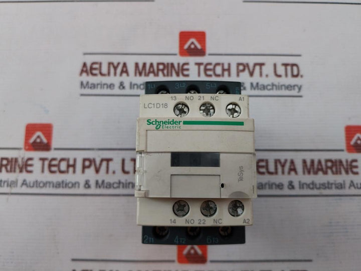 Schneider Electric LC1D18 Contactor 220/440V 18A GB14048.4
