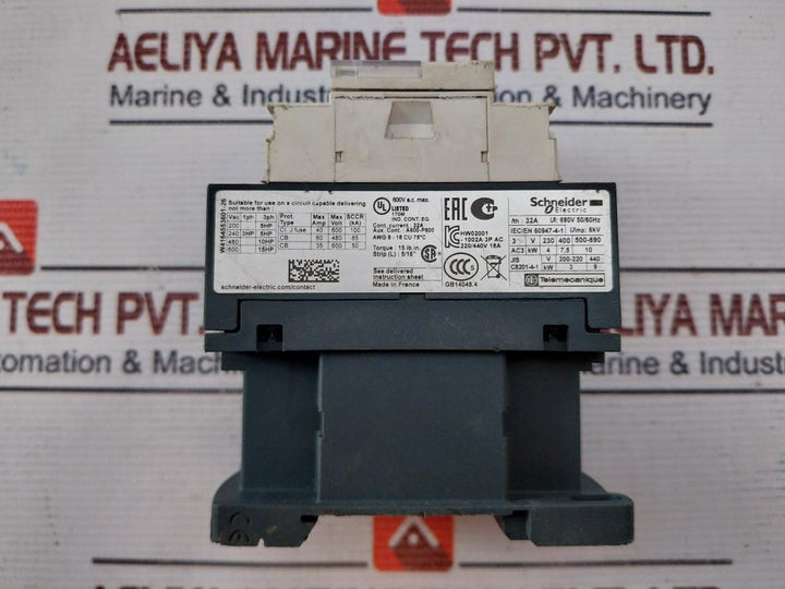 Schneider Electric LC1D18 Contactor 220/440V 18A GB14048.4