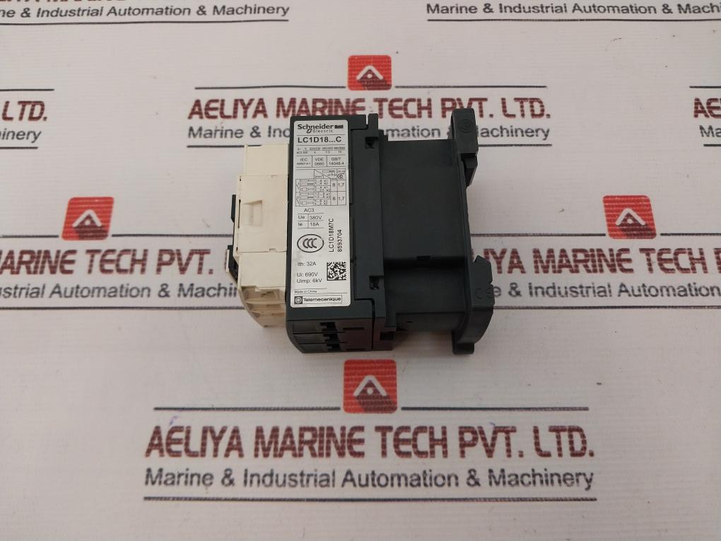Schneider Electric Lc1D18 Contactor Lc1D18M7C