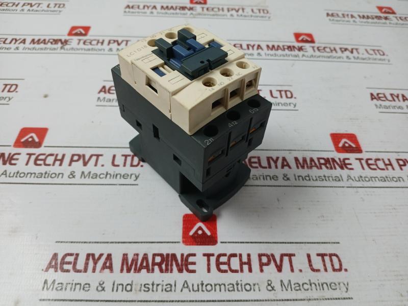 Schneider Electric Telemecanique Lc1D18 Power Contactor 2F00116 230V 50/60Hz Awg8-18 Cu 75°C