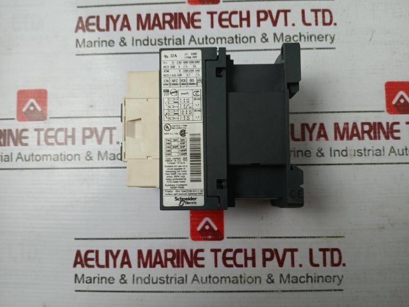 Schneider Electric Telemecanique Lc1D18 Power Contactor 2F00116 230V 50/60Hz Awg8-18 Cu 75°C
