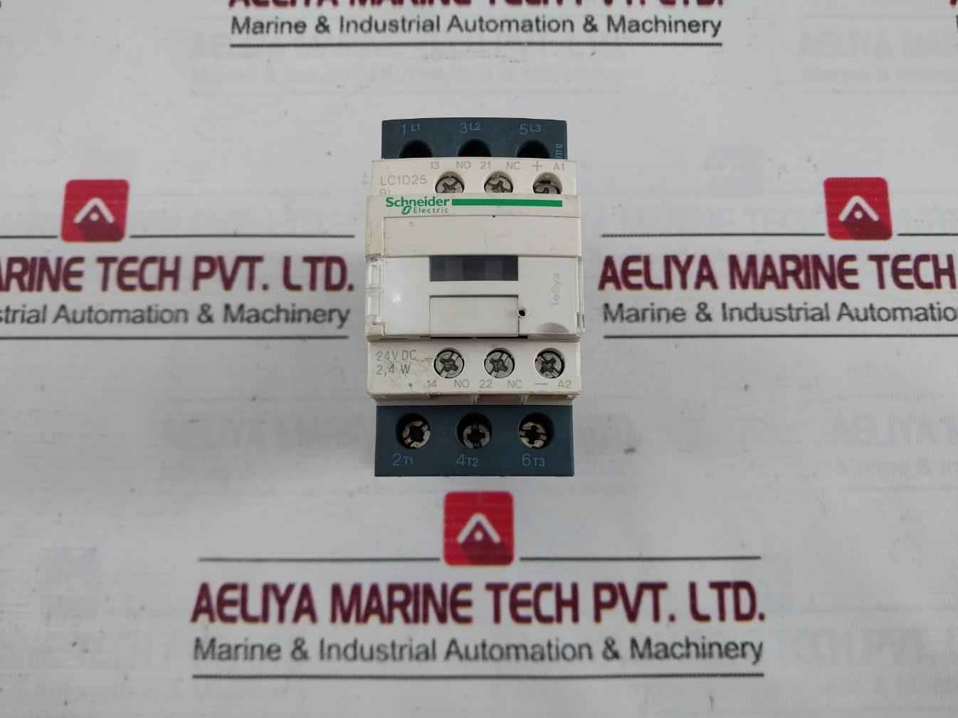 Schneider Electric Lc1D25 Contactor 24V Dc 2.4 W 690V 50/60Hz