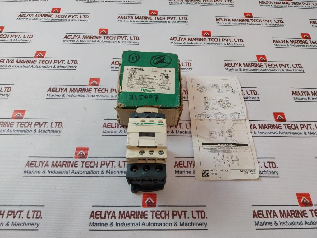 Schneider Electric Lc1D25El Contactor 690V 40A 50/60Hz