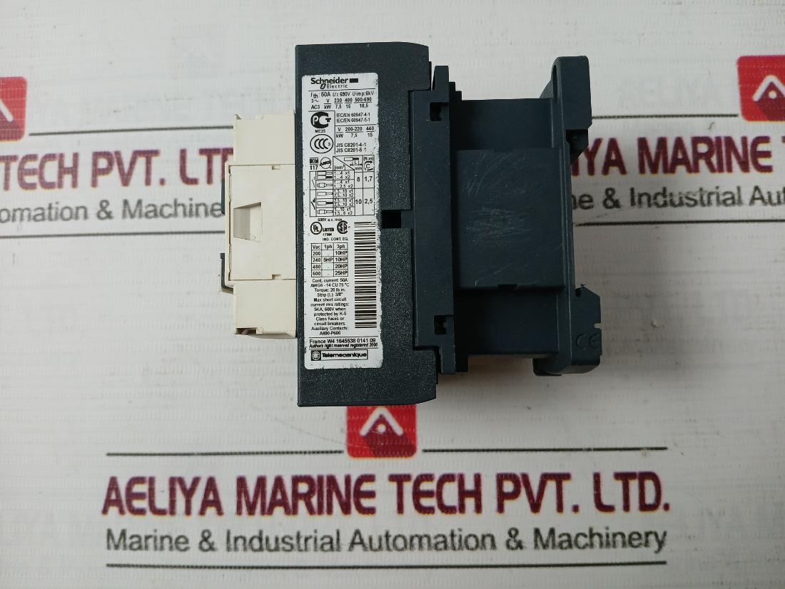 Schneider Electric Lc1D32 Contactor 6Kv 75°C 50/60Hz