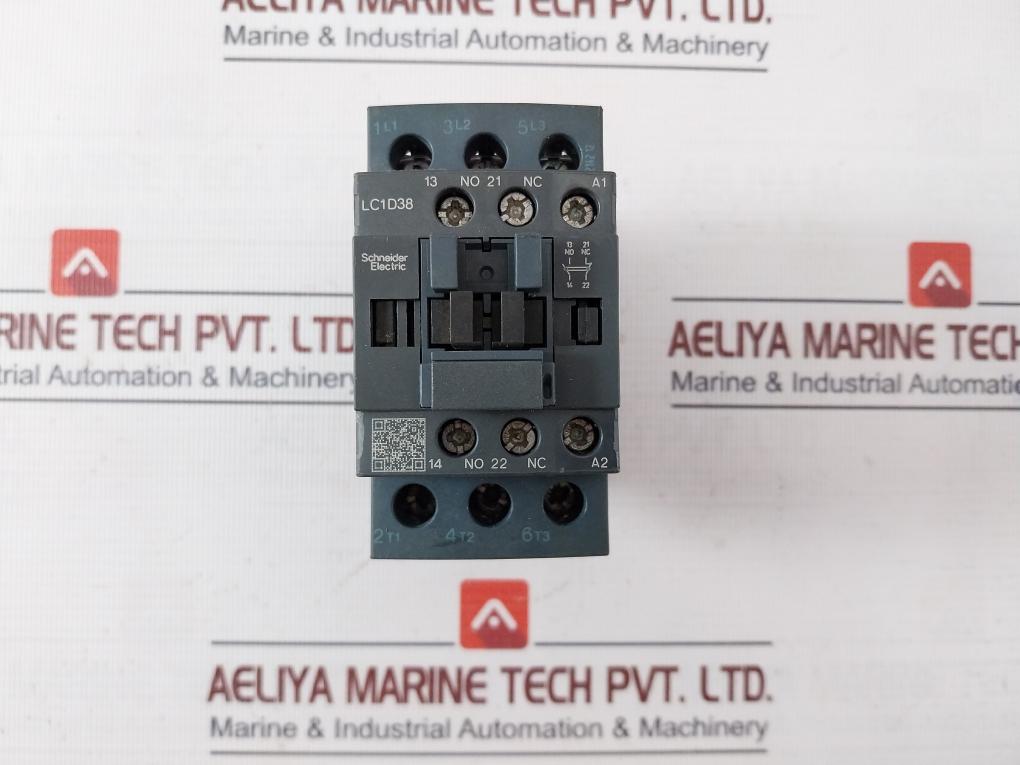 Schneider Electric Lc1D38 Industrial Contactor 230V Ac 50/60 Hz 38A 600V Ac