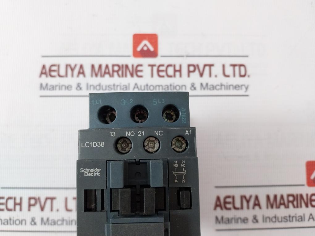 Schneider Electric Lc1D38 Industrial Contactor 230V Ac 50/60 Hz 38A 600V Ac