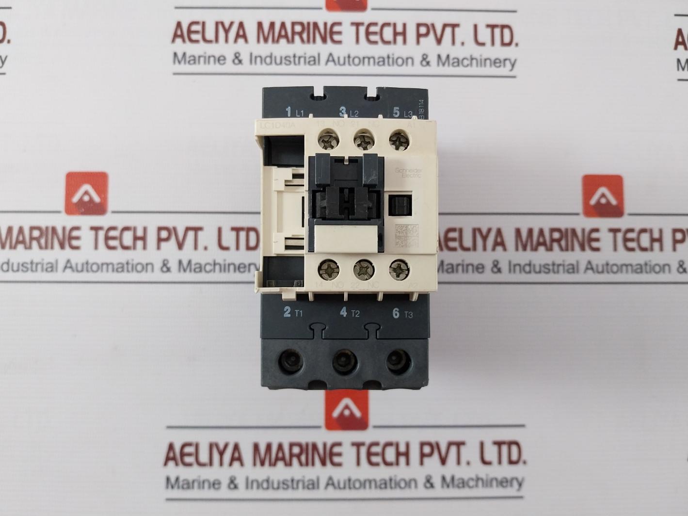 Schneider Electric Lc1D40A 3-pole Contactor 220V Ac 50/60 Hz 600Vac