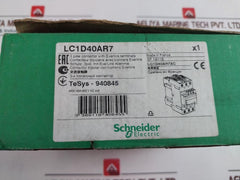 Schneider Electric Lc1D40Ar7 3 Pole Contactor 440V 50/60Hz