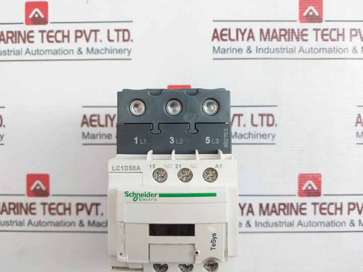 Schneider Electric Lc1D50Am7 3 Pole Contactor 440V-50A-220V Ac Coil