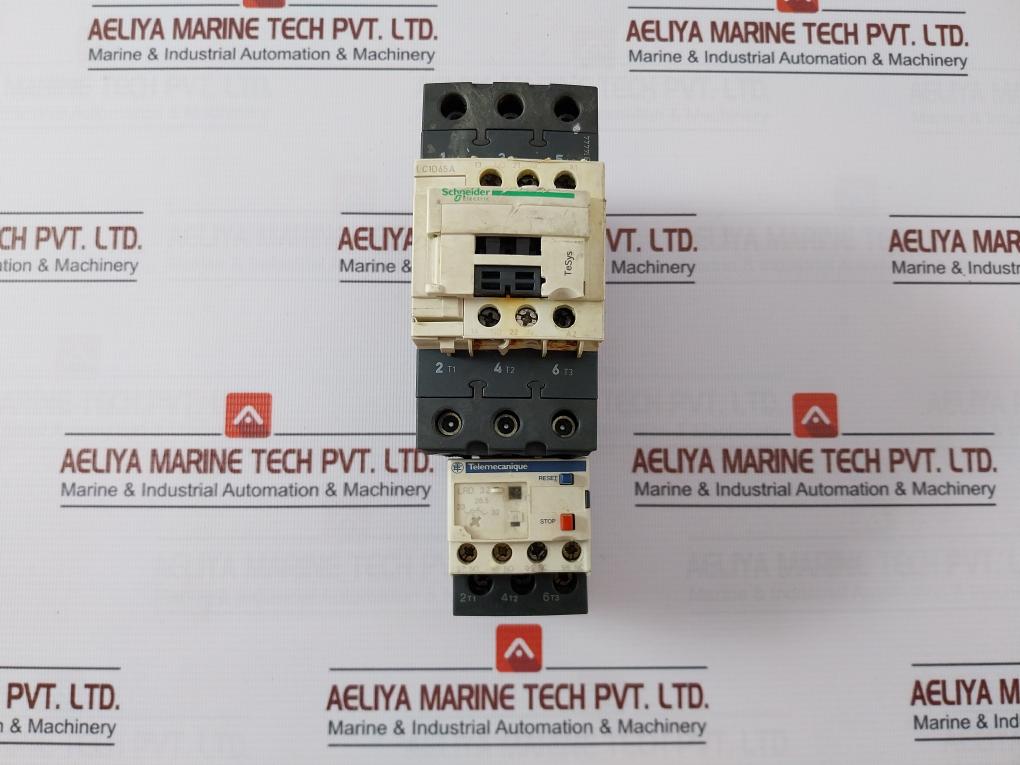 Schneider Electric Lc1D65A Tesys Contactor With Thermal Overload Relay Lrd 32