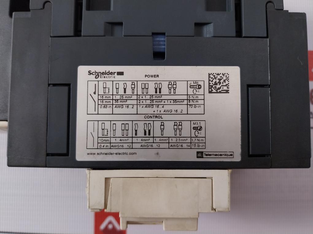 Schneider Electric Lc1D65A Tesys Contactor With Thermal Overload Relay Lrd 32