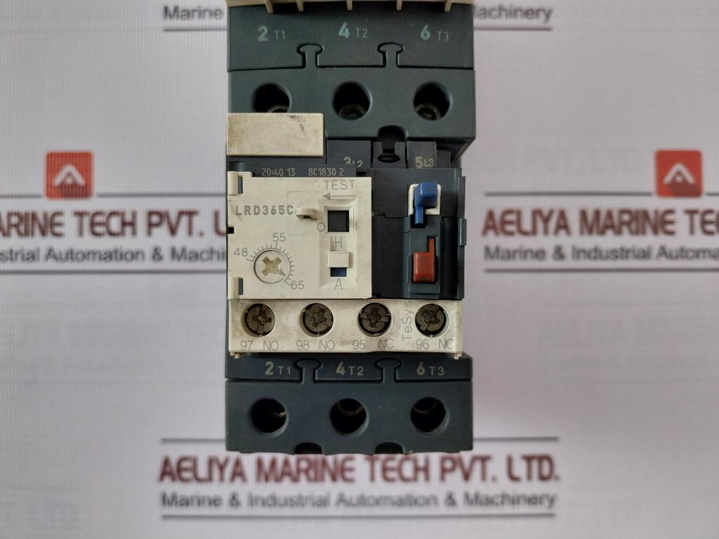 Schneider Electric Lc1D65A Tesys Contactor With Thermal Overload Relay Lrd365C