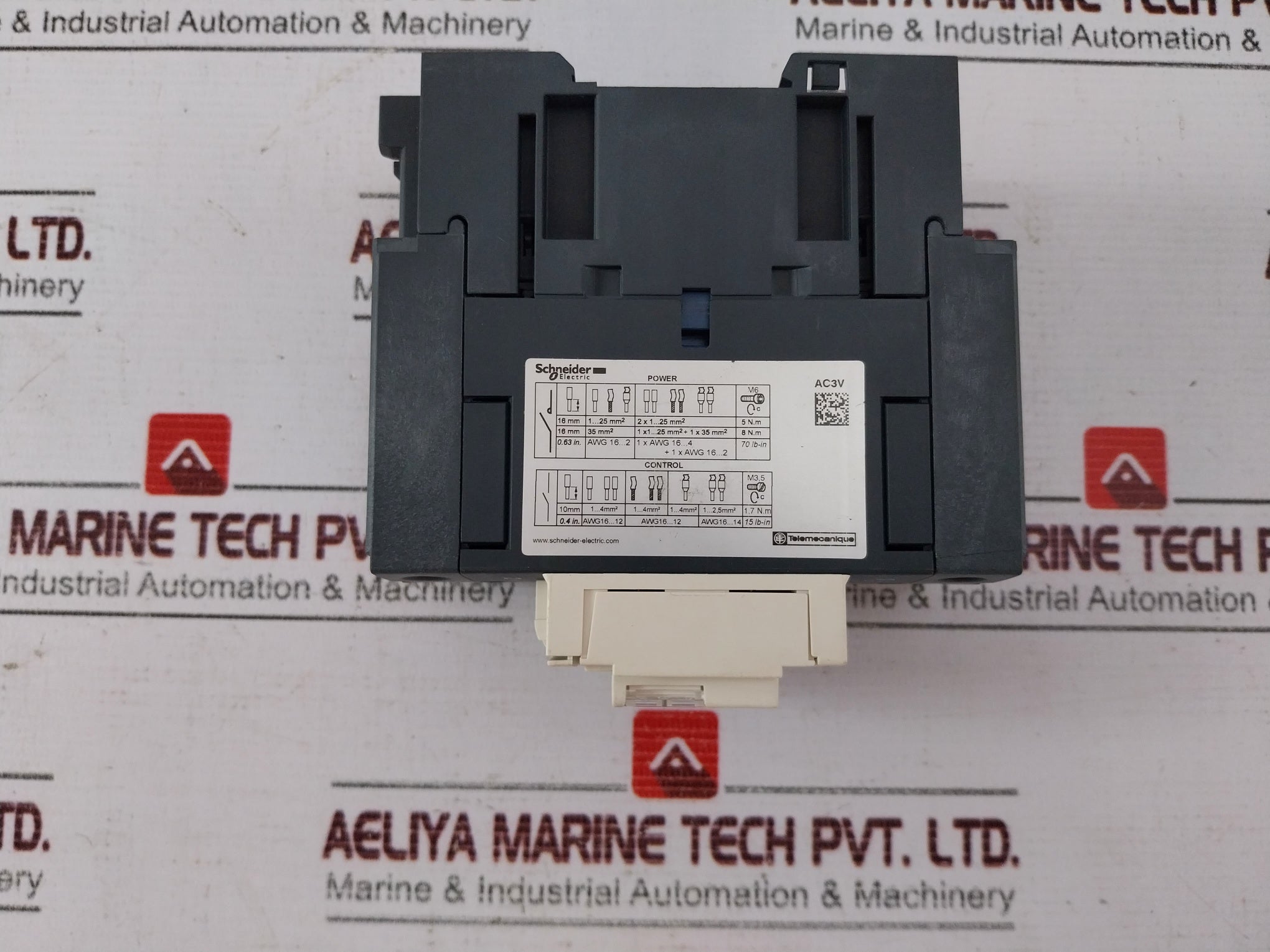 Schneider Electric Lc1D65Ar7 3 Pole Contactor 690V- 50/60Hz 80A