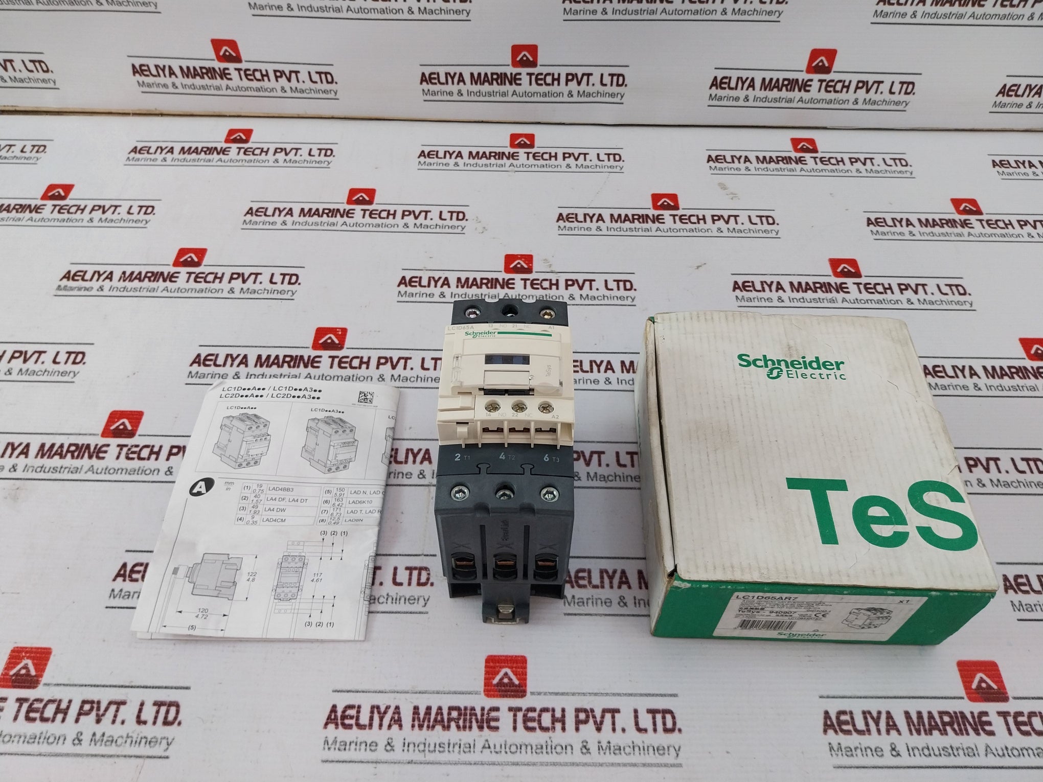 Schneider Electric Lc1D65Ar7 3 Pole Contactor 690V- 50/60Hz 80A