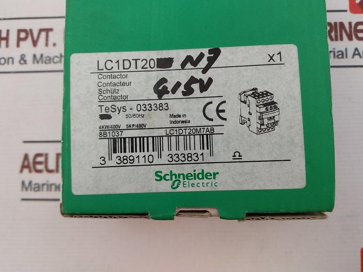 Schneider Electric Lc1Dt20N7 Contactor