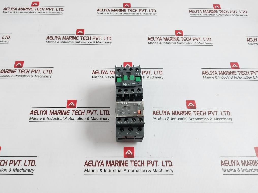 Schneider Electric Lc1 E09 10 Easypact Contactor With Lre07N Overload Relay 220V
