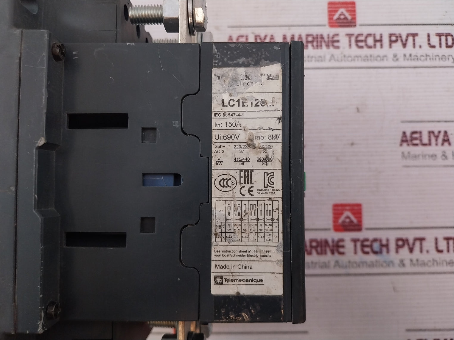 Schneider Electric Lc1E120 Power Contactor