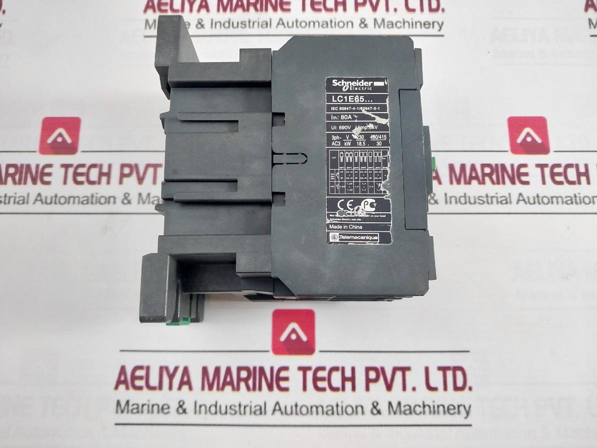 Schneider Electric Lc1E65 Contactor 80A 6Kv