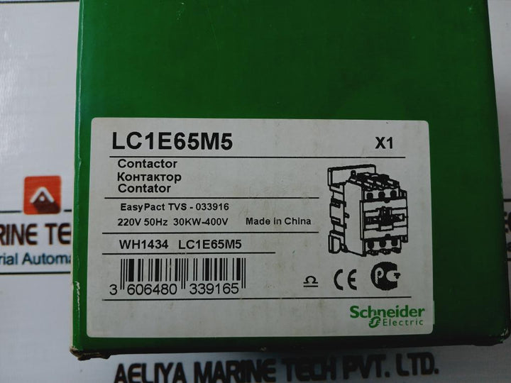 Schneider Electric Lc1E65M5 Easypact Contactor 690V