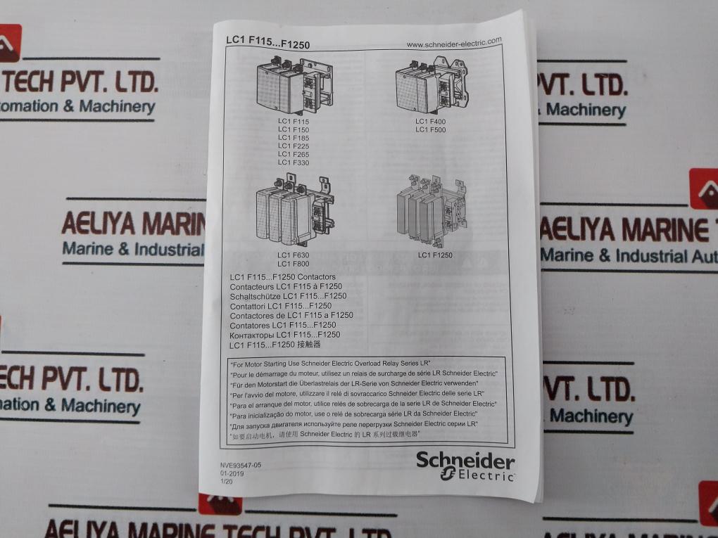 Schneider Electric Lc1F185 Screw Kit For 3 Pole Contactors