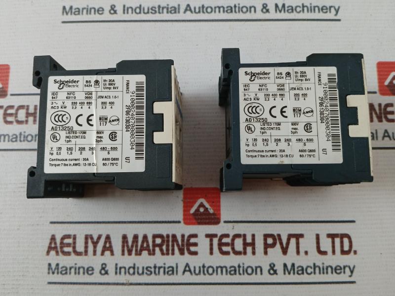 Schneider Electric Lc1K09 Telemecanique Miniature Contactor 230/240V