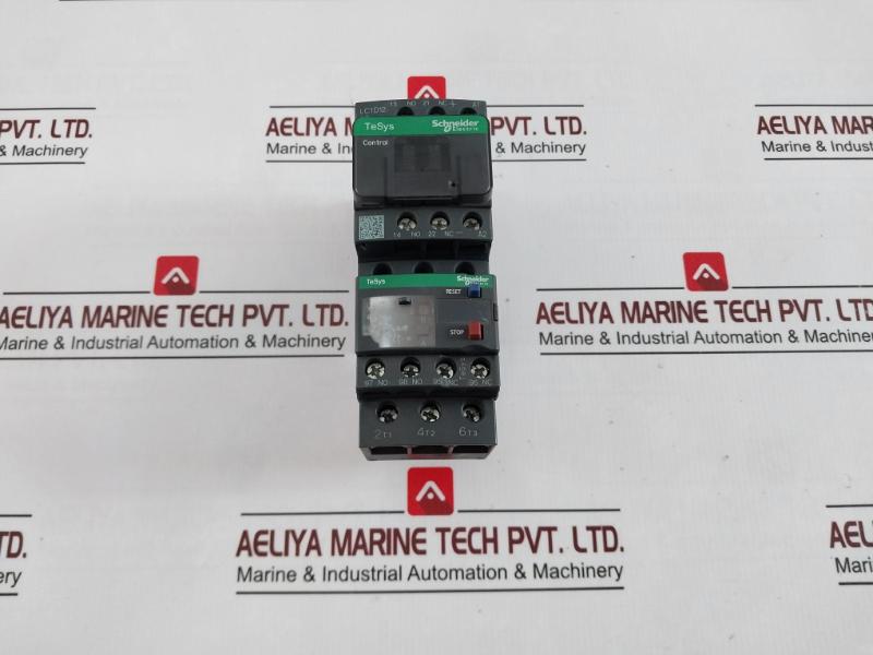 Schneider Electric Lc1d12bdc 3-pole Contactor Thermal Overload Relay Lrd05c