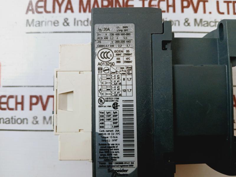 Schneider Electric Lc1dt20 Tesys Deca Contactors 230v