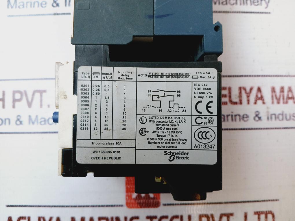 Schneider Electric Lp4K0610Bw3 Contactor 20A 690V