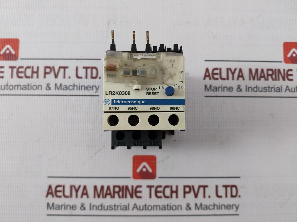 Schneider Electric Lr2K0308 Thermal Overload Relay W/ Contactor A013247 6Kv 5A