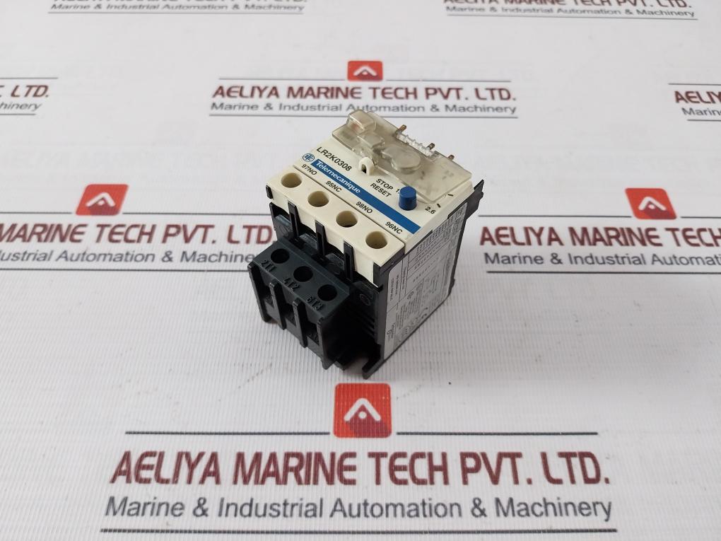 Schneider Electric Lr2K0308 Thermal Overload Relay W/ Contactor A013247 6Kv 5A