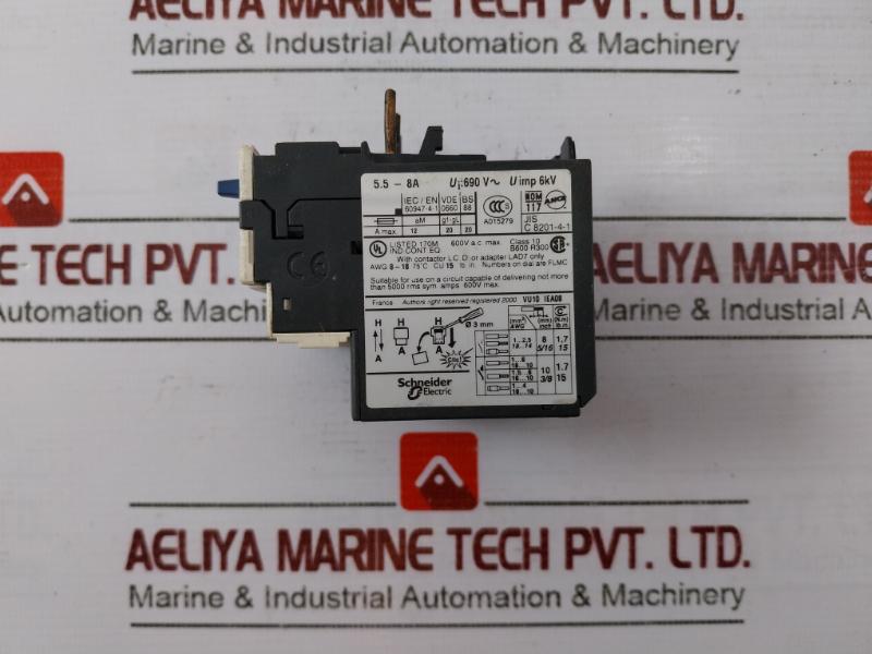 Schneider Electric Lrd 12 Thermal Overload Relay 600V A.C. Max