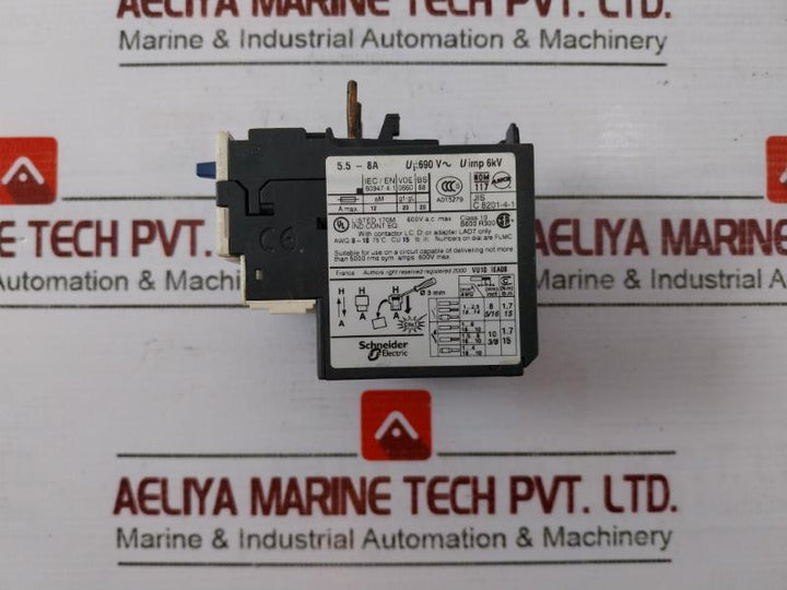 Schneider Electric Lrd 12 Thermal Overload Relay 600V A.C. Max