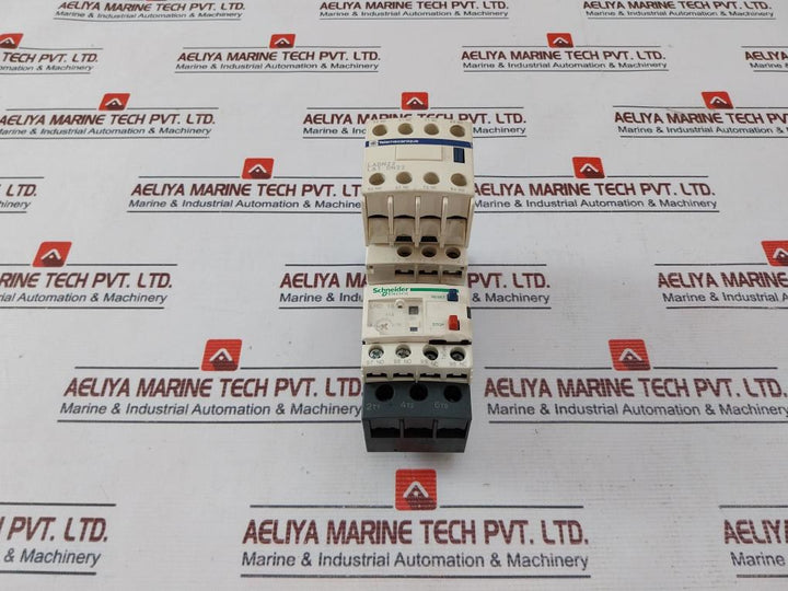 Schneider Electric Lrd16 Thermal Overload Relay With Contactor La1 Dn22 / Cad 32