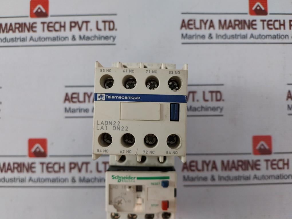 Schneider Electric Lrd16 Thermal Overload Relay With Contactor La1 Dn22 / Cad 32